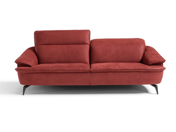 MEDEA - Leather sofa with headrest by Max Divani - view 2